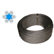 Lano ocelové 10mm TD Seal 114 drátů 50M